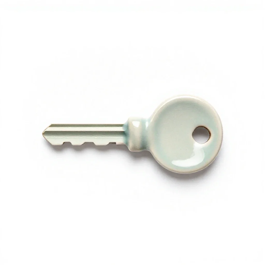 Watch key isolated on a white background