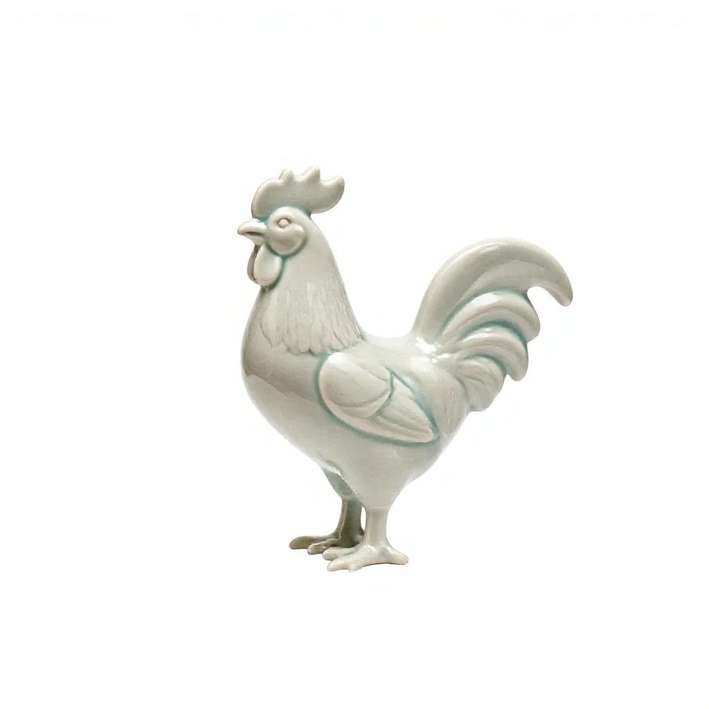 Weathercock isolated on a white background