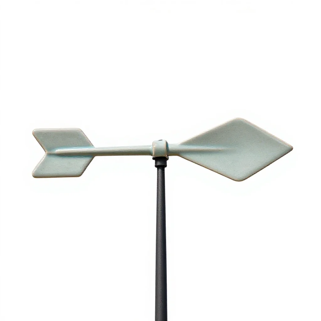 Weathervane isolated on a white background