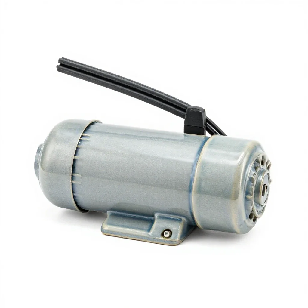 Wiper motor isolated on a white background