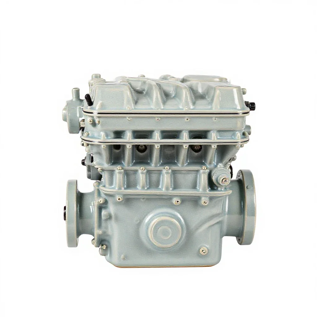 Auxiliary engine isolated on a white background