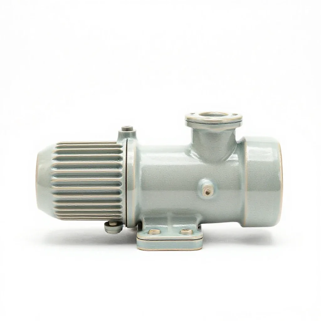 Auxiliary pump isolated on a white background