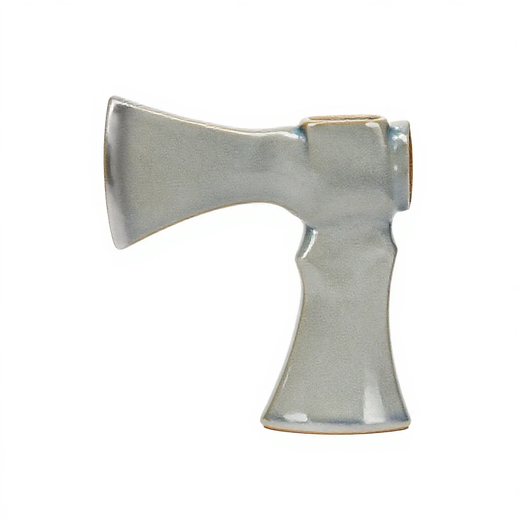 Ax head isolated on a white background