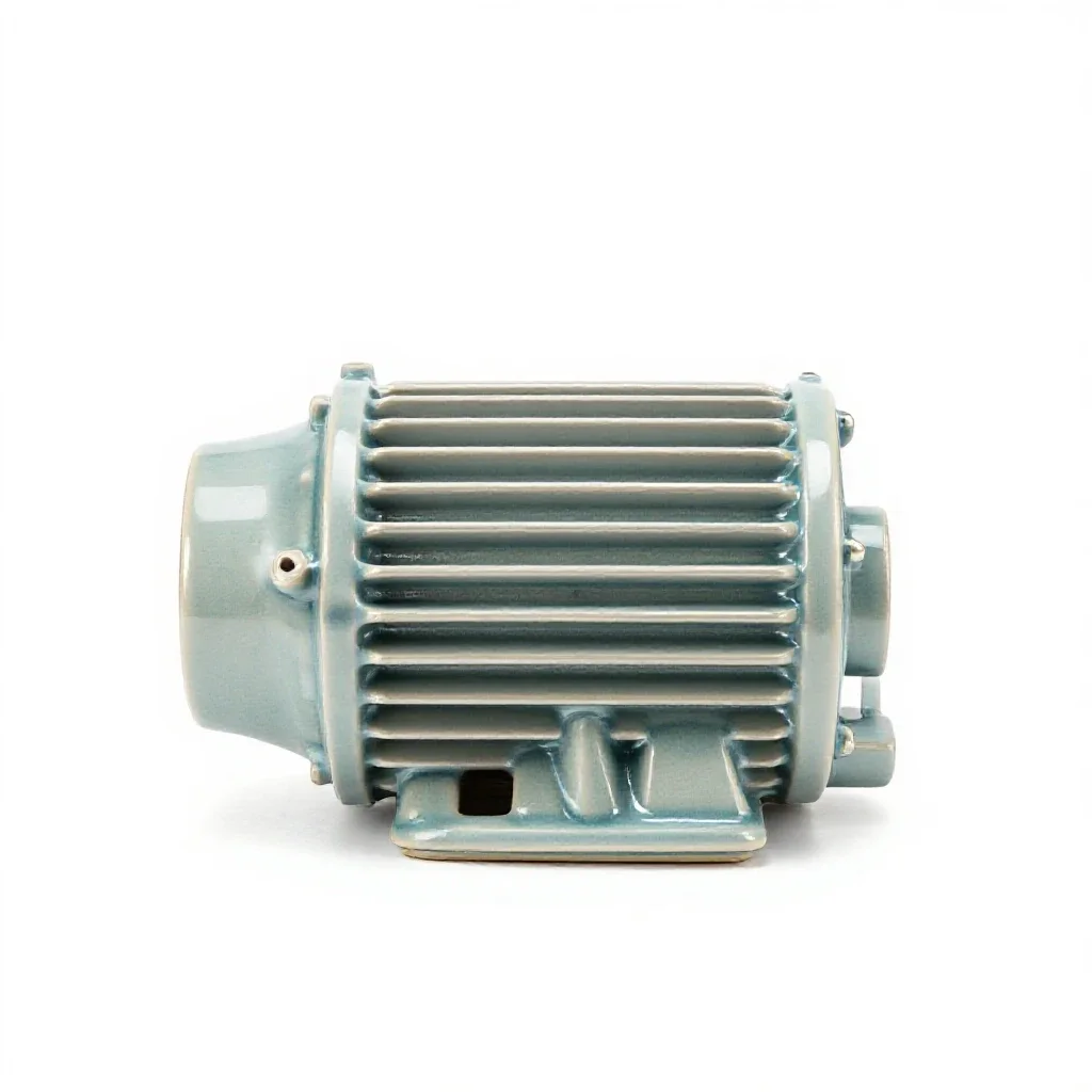 Impulse turbine isolated on a white background