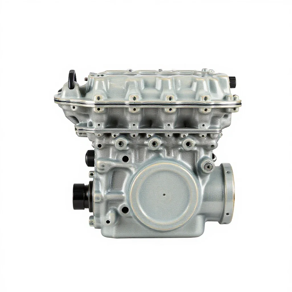 Internal-combustion engine isolated on a white background