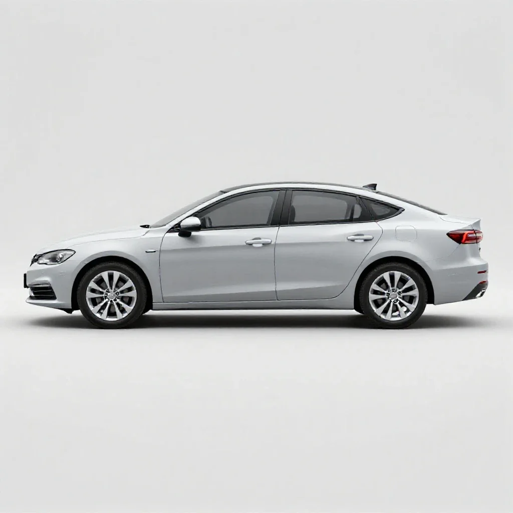 Used-car isolated on a white background