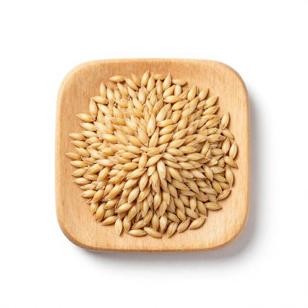 Barley water isolated on a white background