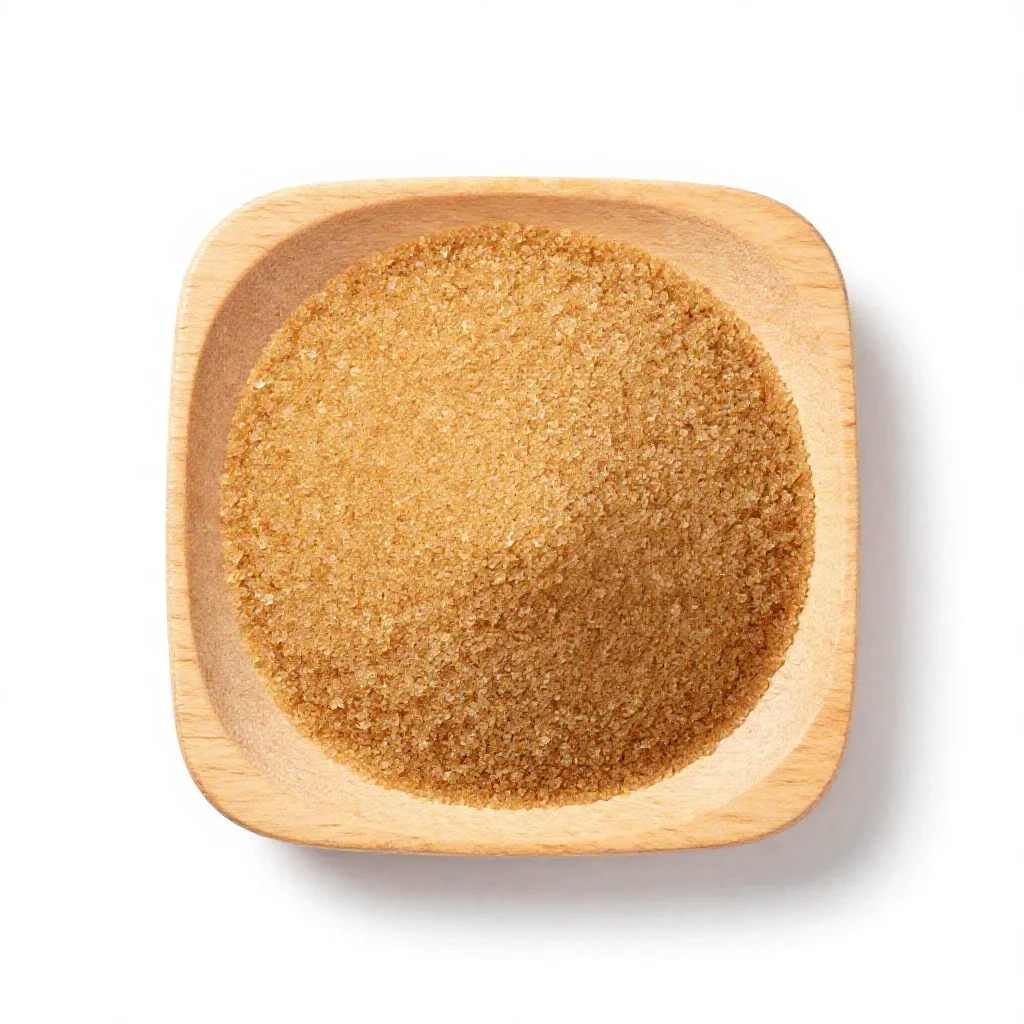 Beet sugar isolated on a white background