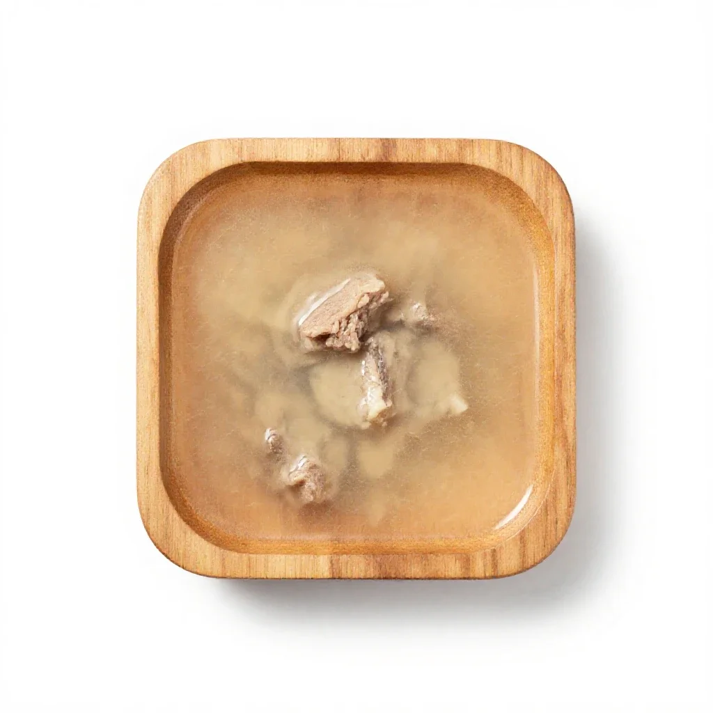 Broth isolated on a white background