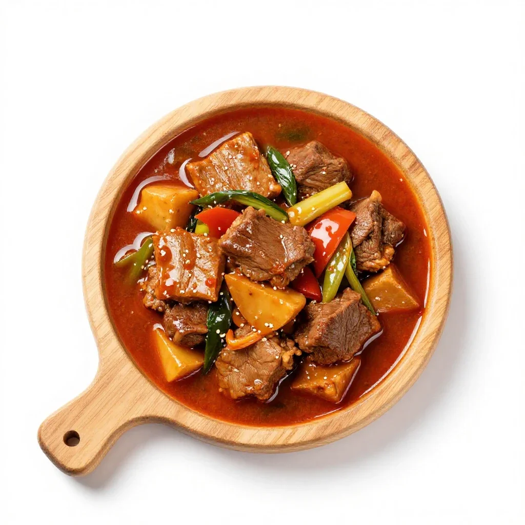 Burgoo isolated on a white background