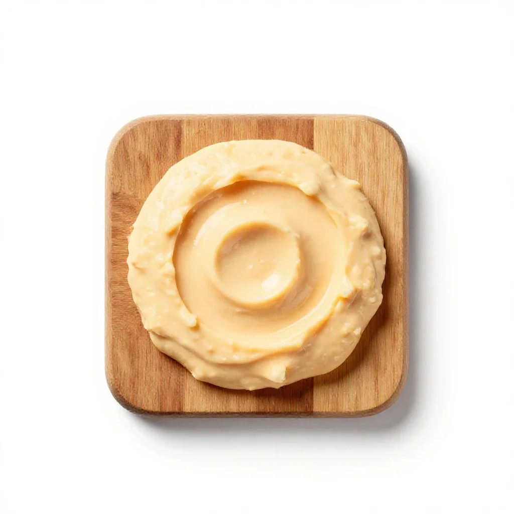Cheese dip isolated on a white background