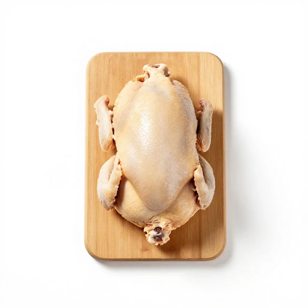 Chicken broth isolated on a white background