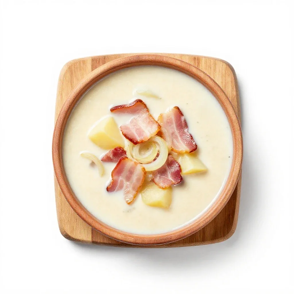 Chowder isolated on a white background