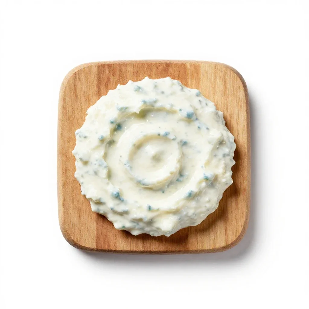 Clam dip isolated on a white background
