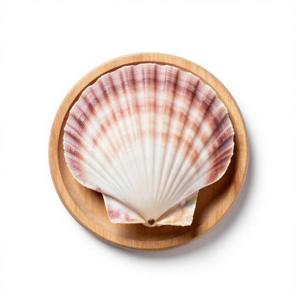 Coquille isolated on a white background