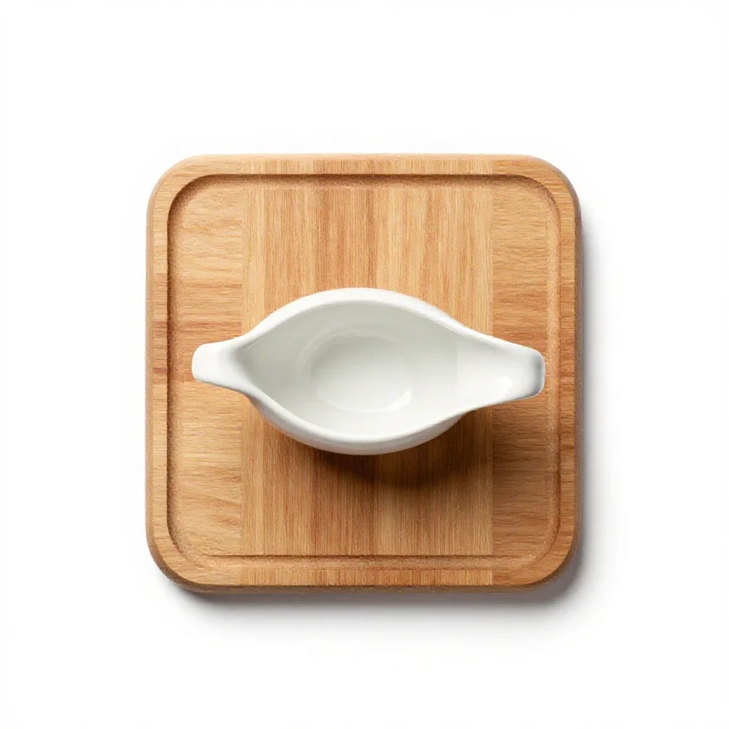 Gravy boat isolated on a white background