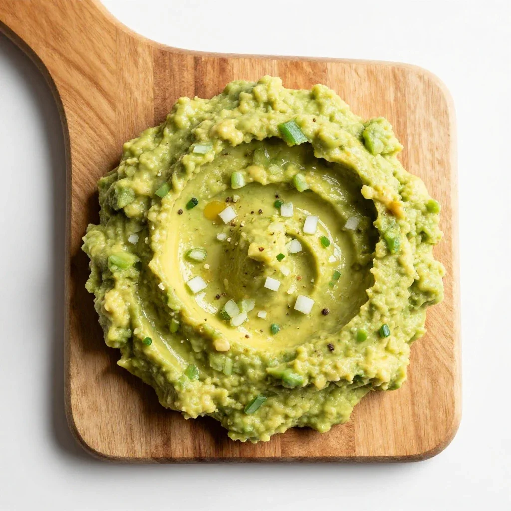 Guacamole isolated on a white background