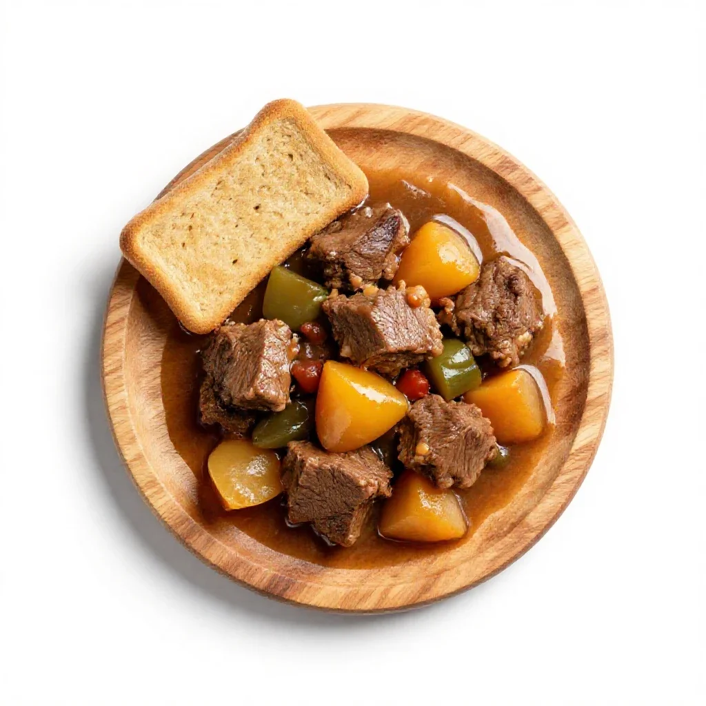 Lobscouse isolated on a white background
