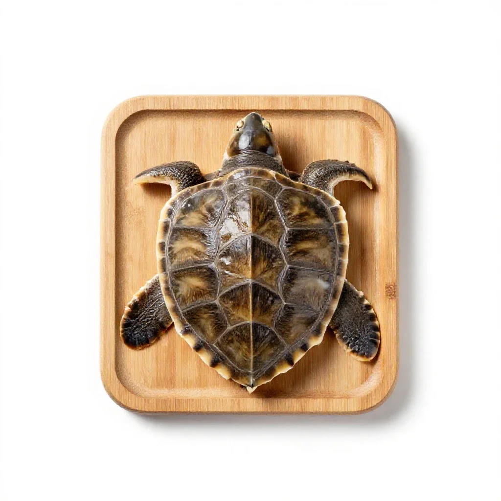 Mock turtle soup isolated on a white background