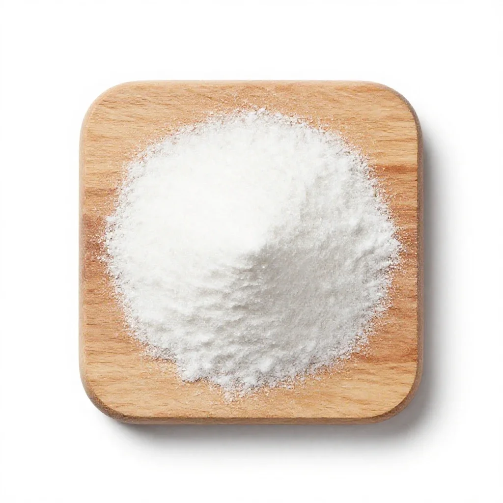 Powdered sugar isolated on a white background