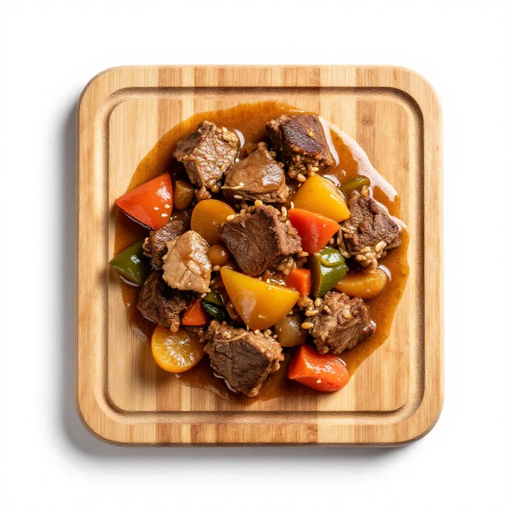 Ragout isolated on a white background