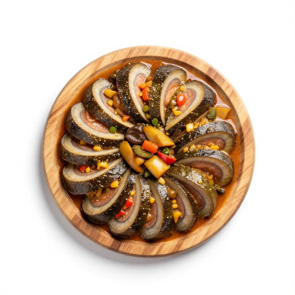 Ratatouille isolated on a white background