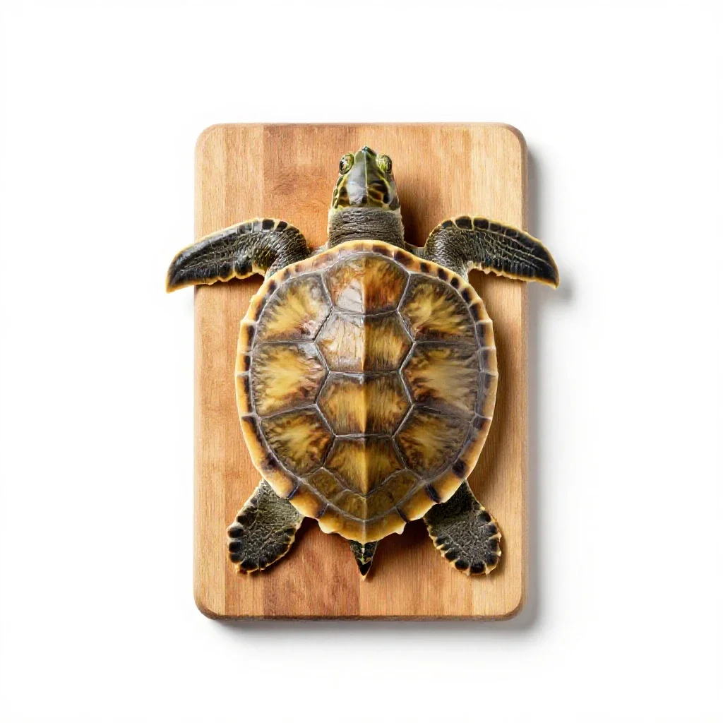 Turtle soup isolated on a white background
