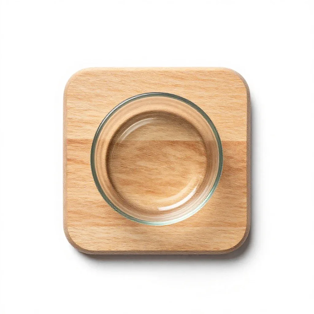 Watch glass isolated on a white background