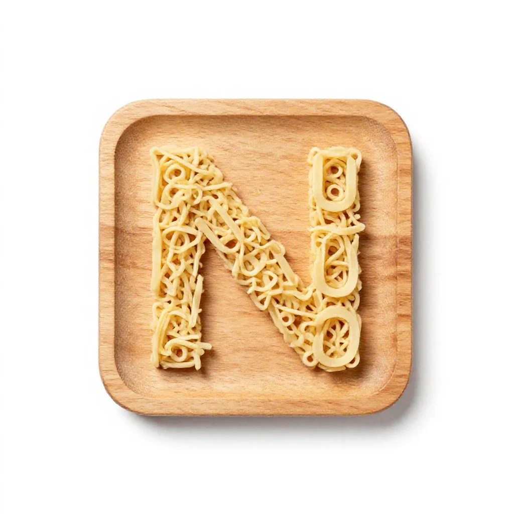 Alphabet soup isolated on a white background