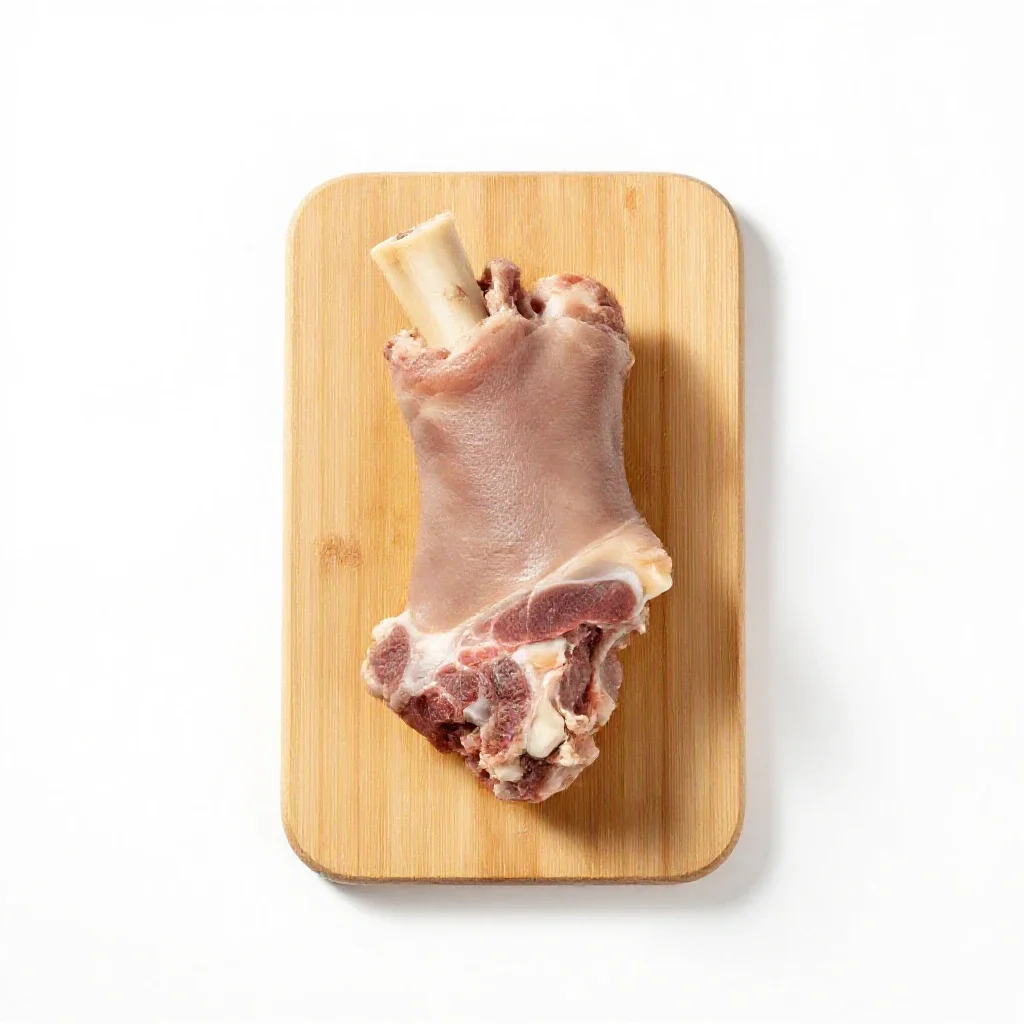 Oxtail soup isolated on a white background
