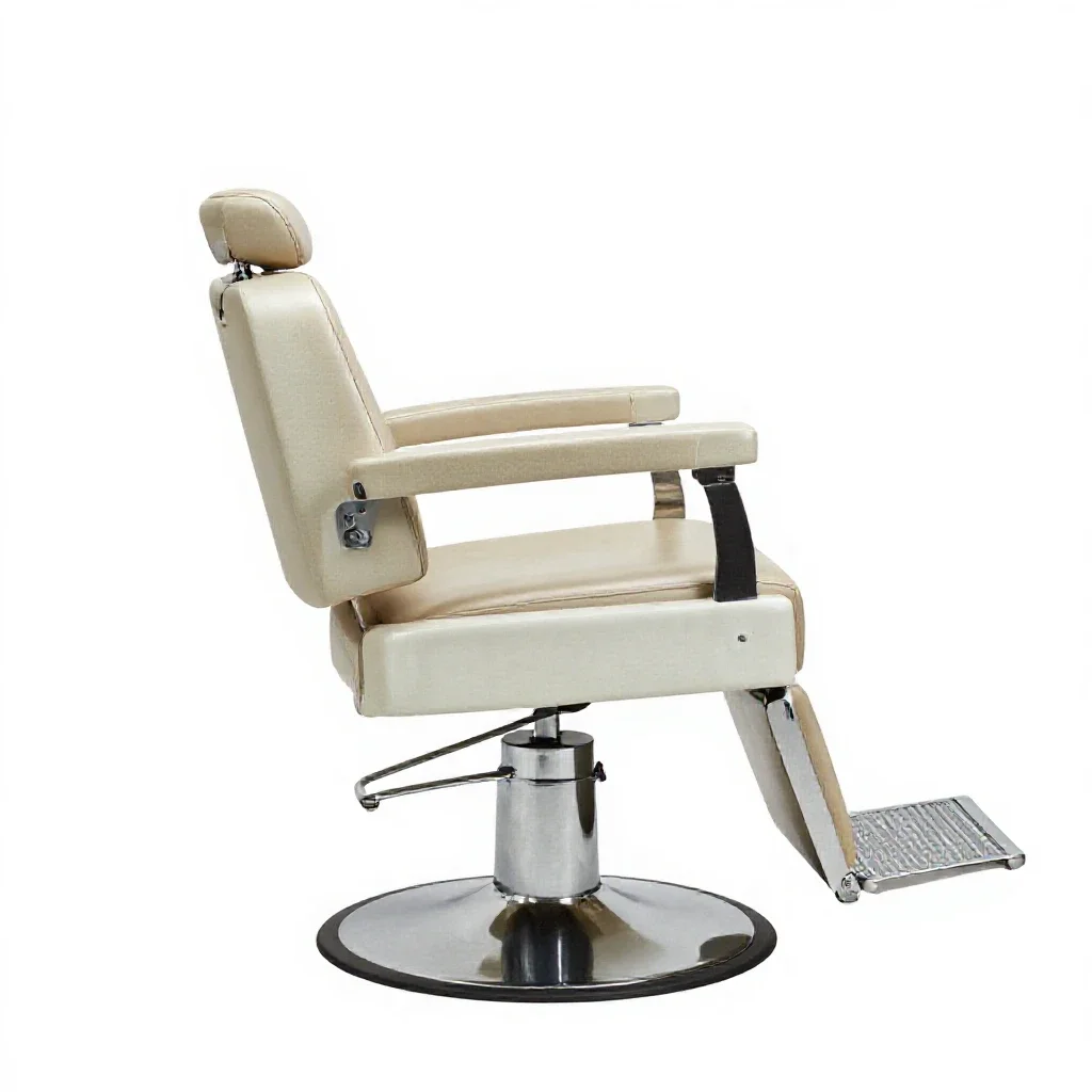 Barber chair isolated on a white background