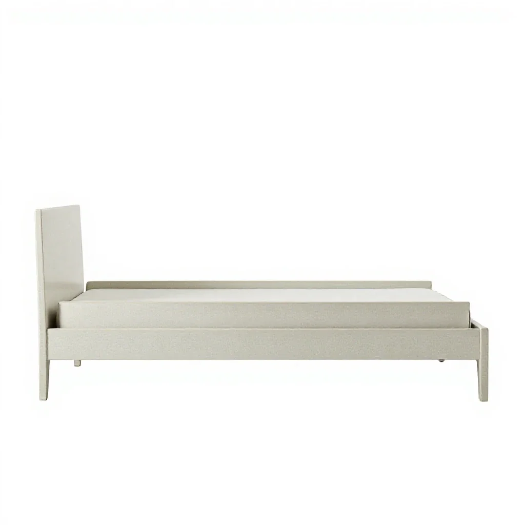 Bedstead isolated on a white background
