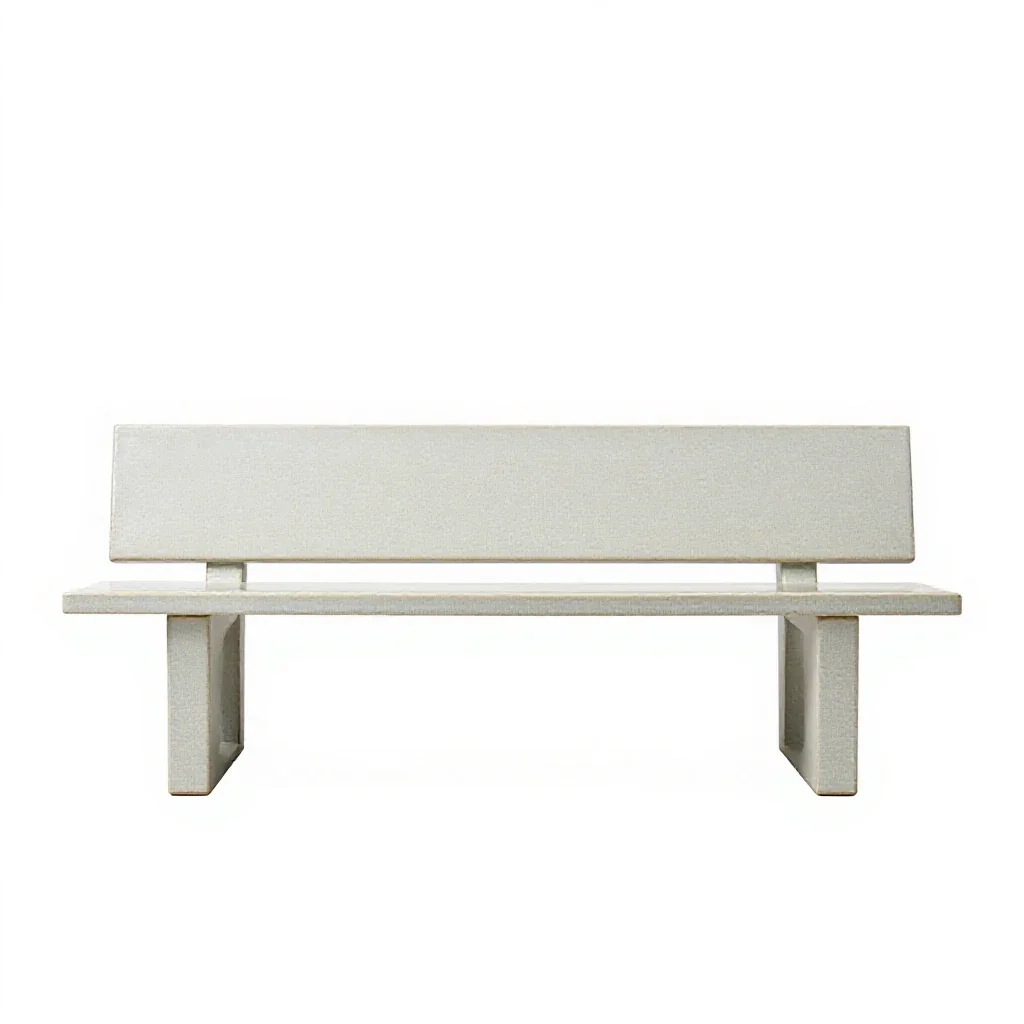 Bench isolated on a white background