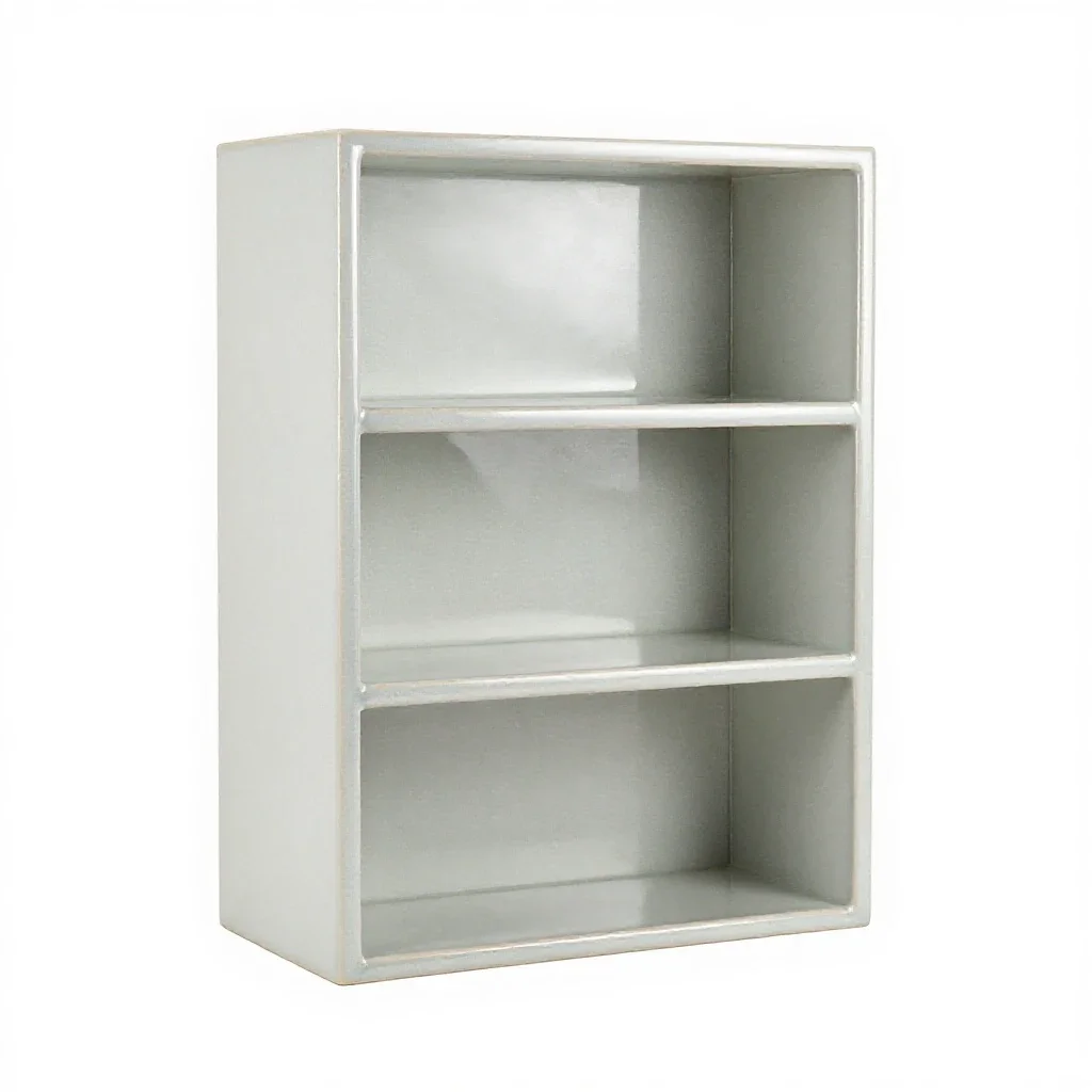 Bookcase isolated on a white background