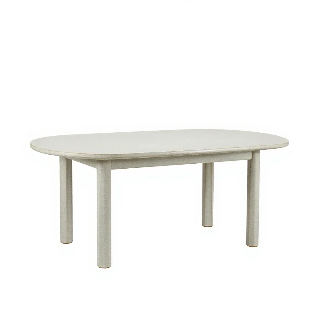 Breakfast table isolated on a white background