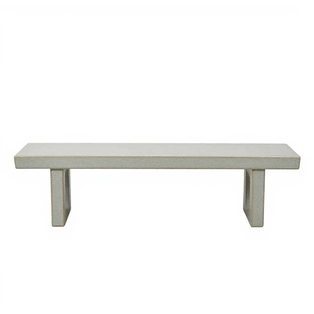 Flat bench isolated on a white background
