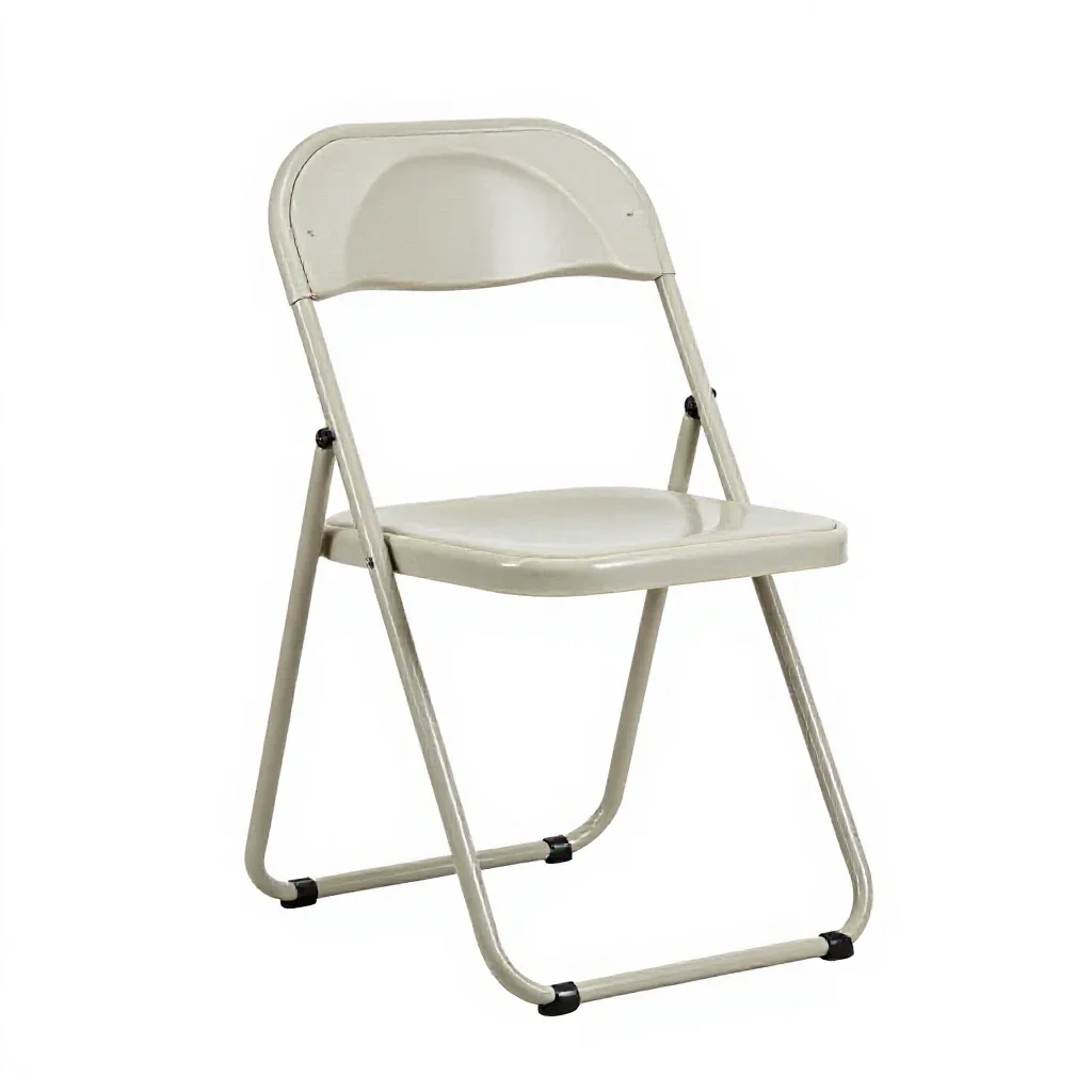Folding chair isolated on a white background