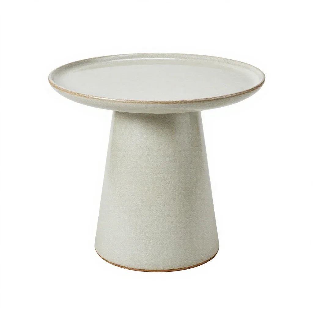 Gueridon isolated on a white background