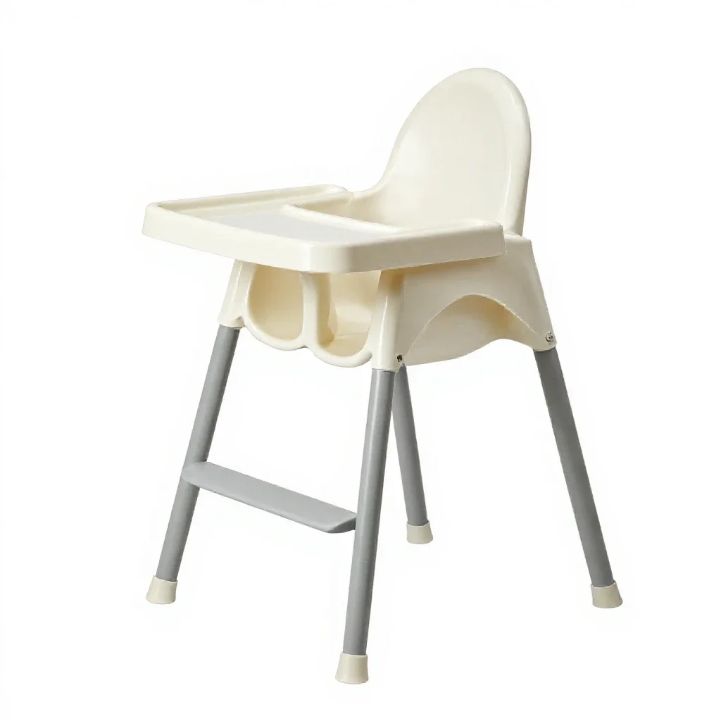 Highchair isolated on a white background