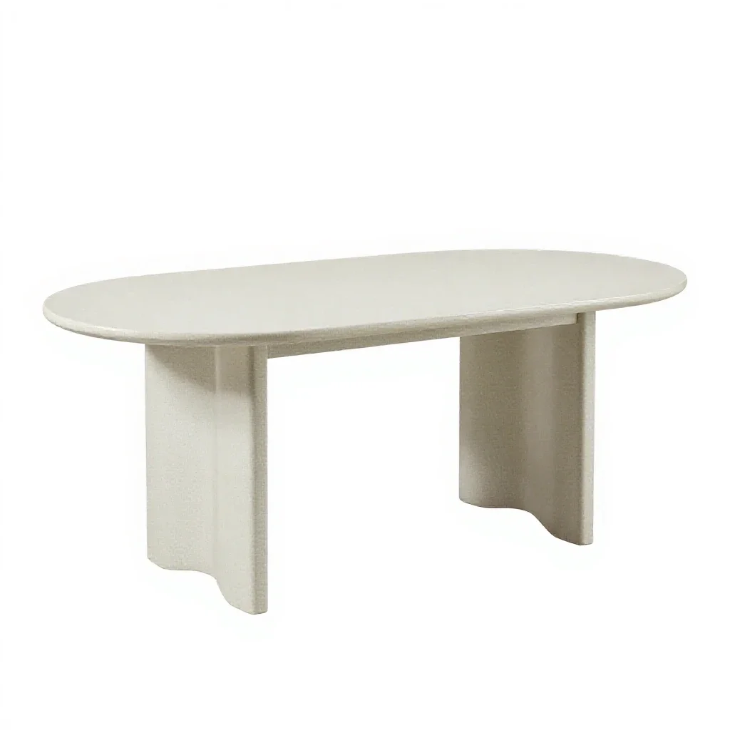 Kitchen table isolated on a white background