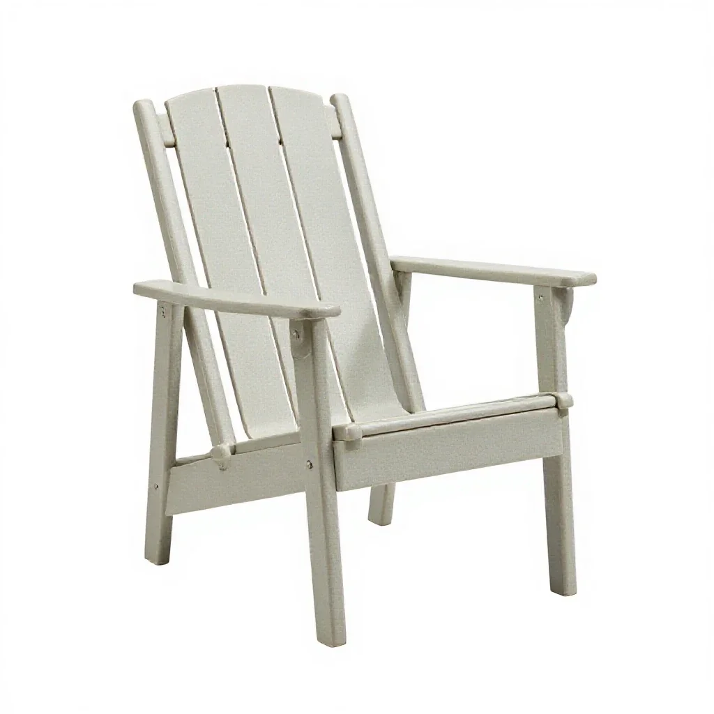 Lawn chair isolated on a white background
