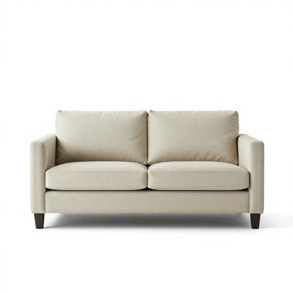 Love seat isolated on a white background