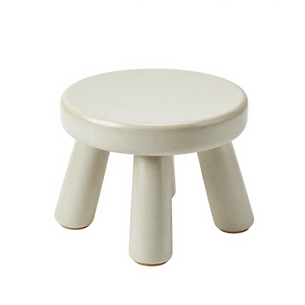 Milking stool isolated on a white background
