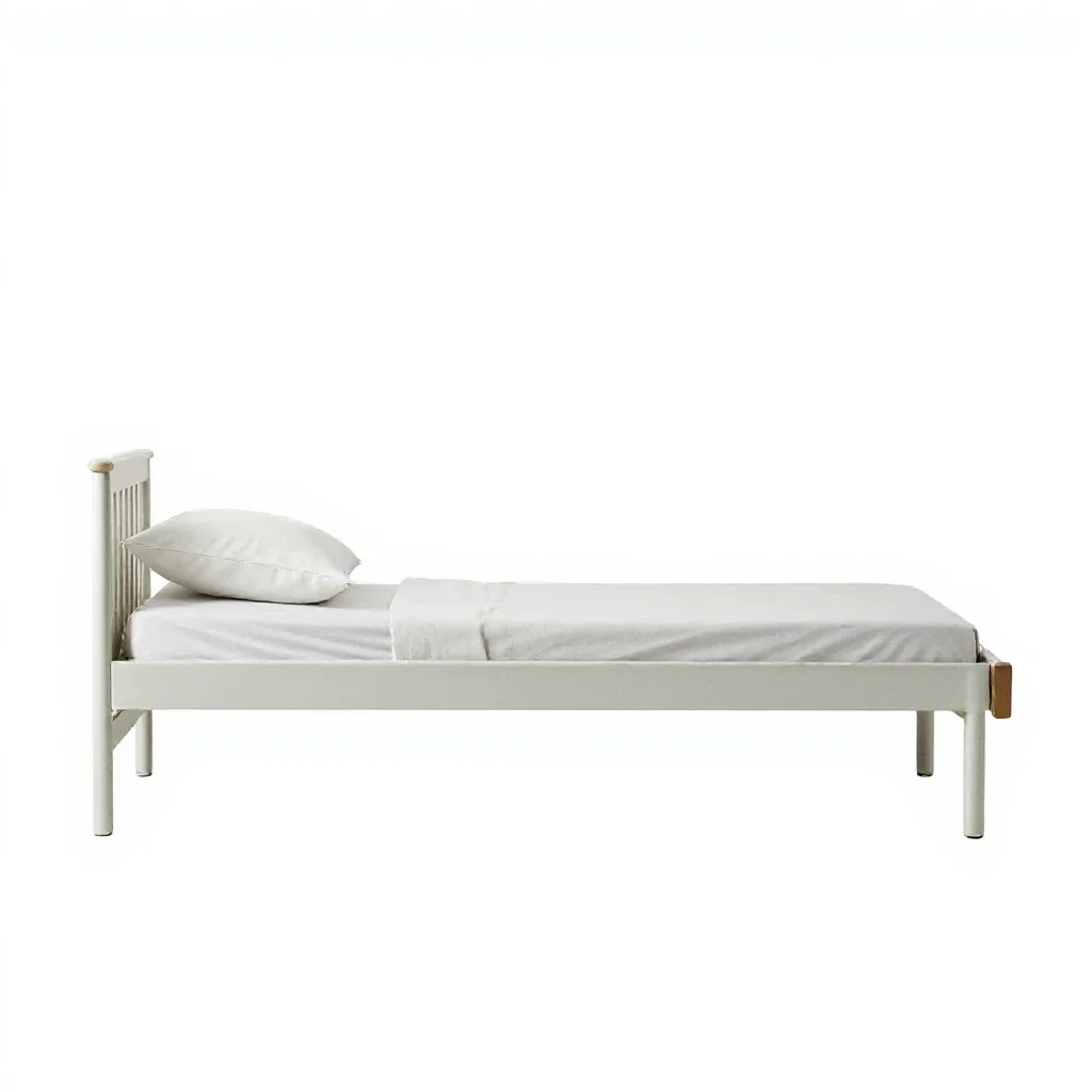 Sickbed isolated on a white background