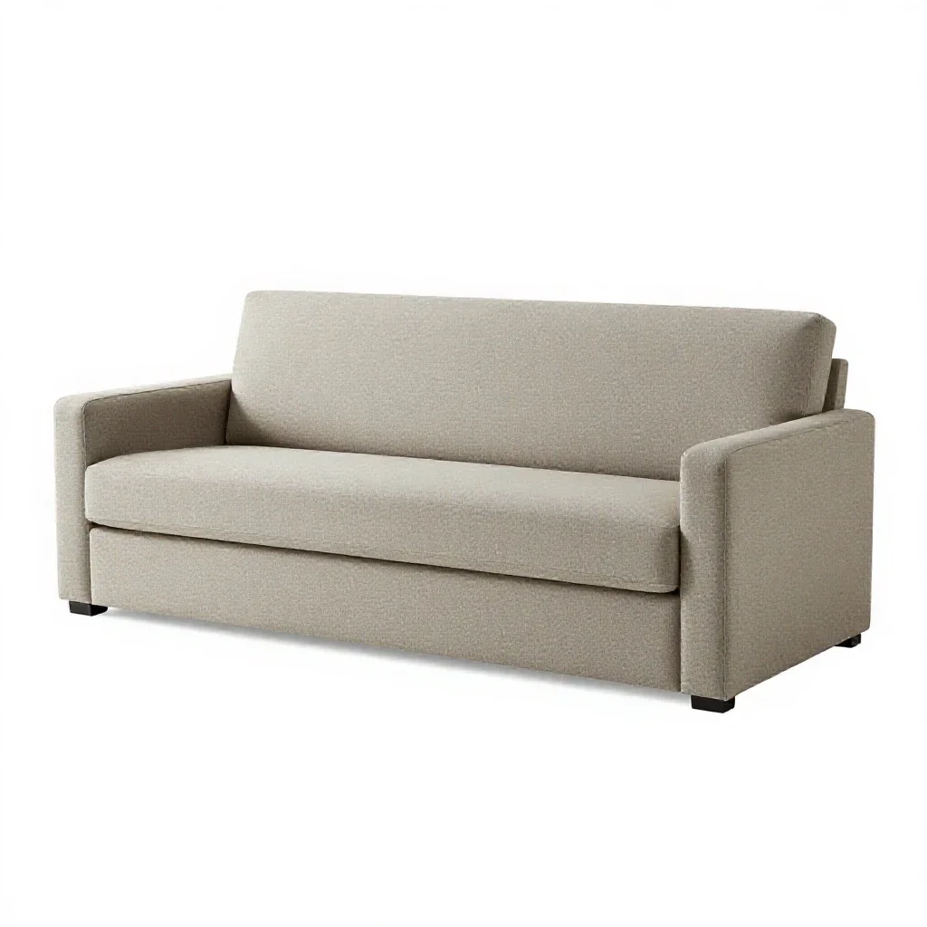 Studio couch isolated on a white background