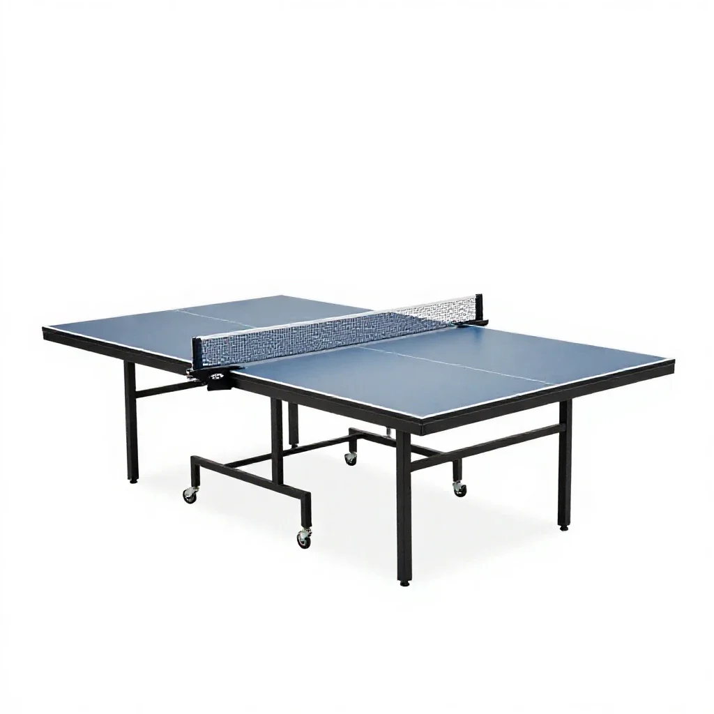 Table-tennis table isolated on a white background