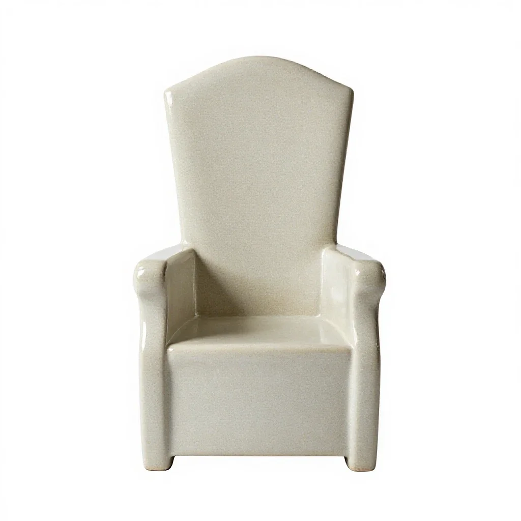 Throne isolated on a white background