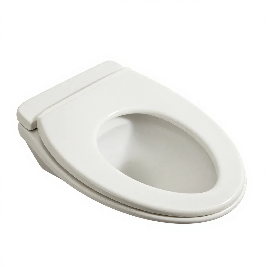 Toilet seat isolated on a white background