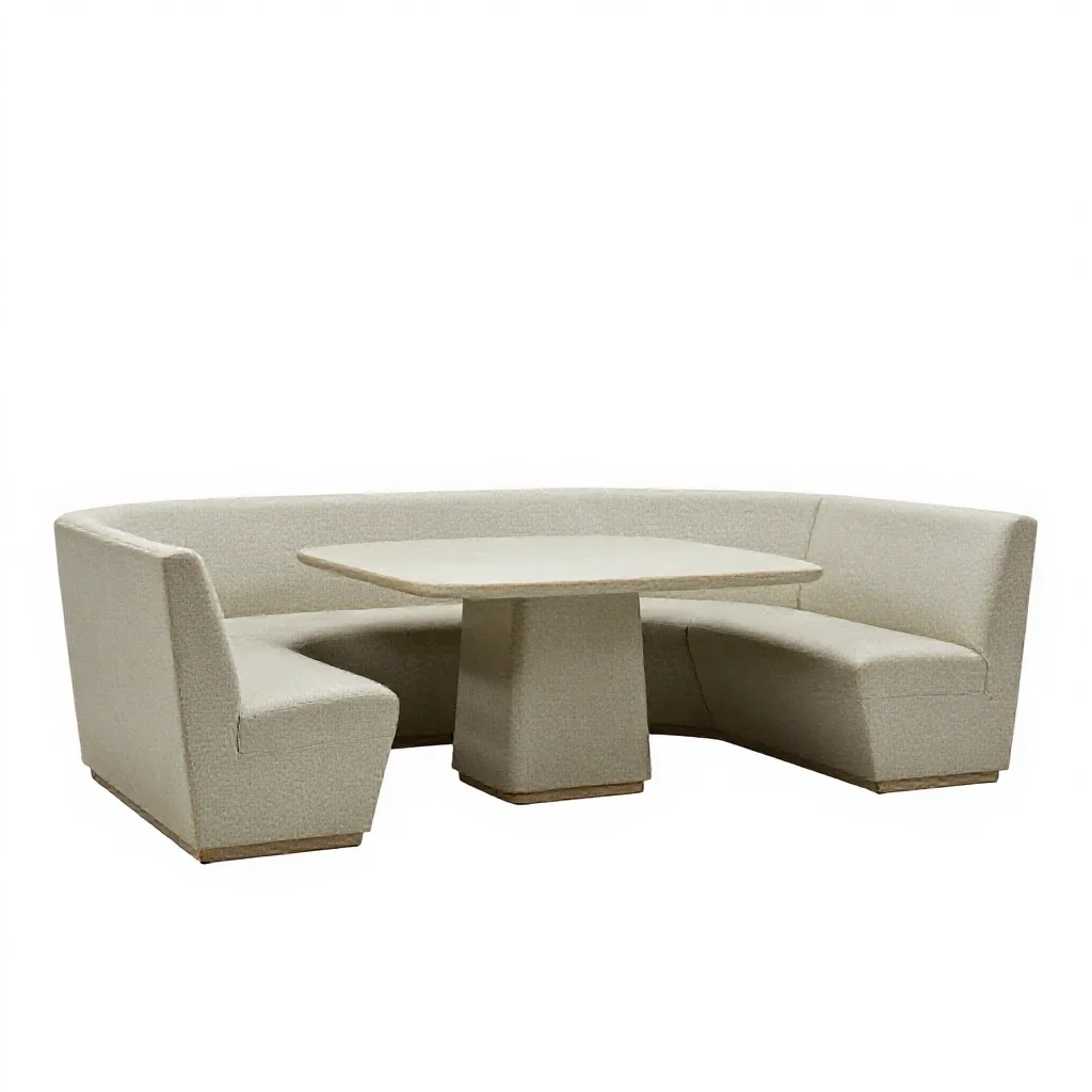 Triclinium isolated on a white background