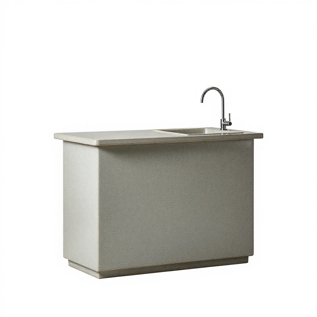 Wet bar isolated on a white background